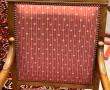 Paire de fauteuils en bois naturel style