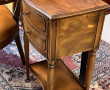 Paire de chevets en bois naturel ouvrant