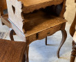 Lot comprenant 3 petites tables gigognes