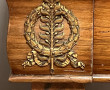Console en placage de noyer, XIXème, ouv