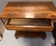 Console en placage de noyer, XIXème, ouv
