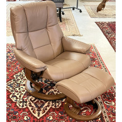 STRESS LESS - Fauteuil en cuir avec son 