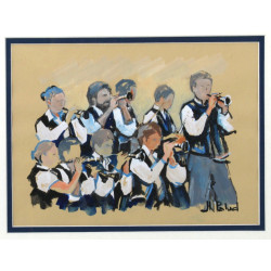 Jean-Noël PALUD (Xxè-XXIè) "Le Bagad", g