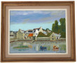 Lucien TANNEAU (Xxè-XXIè) "Vue de Pont-C