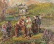 Emile SIMON (1890-1976) "Le pêcheur", hu
