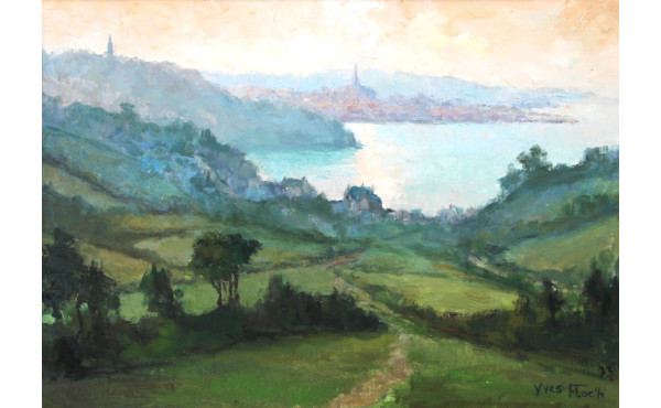 Yves FLOCH (1906-1990) "Douarnenez, le R