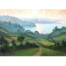 Yves FLOCH (1906-1990) "Douarnenez, le R