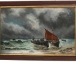 Ecole française Xxe "Retour des pêcheurs