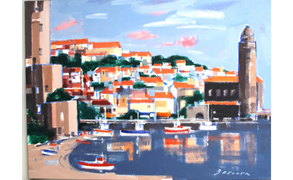 Jacques BRENNER (1936-2023) "Collioures"