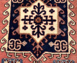 Tapis en laine points noués dans les ton