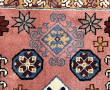 Tapis en laine points noués dans les ton