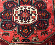 Tapis en laine points noués dans les ton