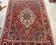Grand tapis iranien en laine points noué