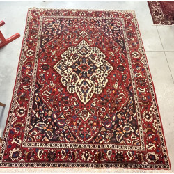 Grand tapis iranien en laine points noué