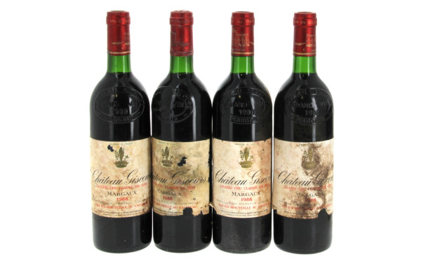 4 B Ch GISCOURS 1988 3eGCC Margaux (ES,