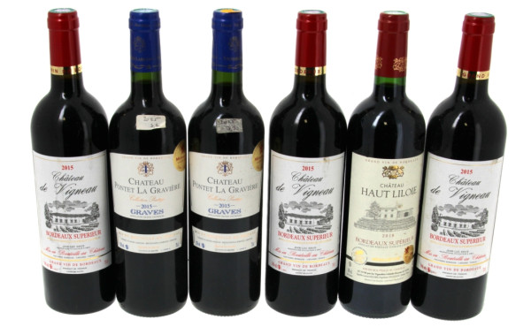 BORDEAUX - 6 B Ch Le Vigneau 2015 (Borde
