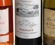 Lot de 3 bouteilles: 1 B BORDEAUX rouge 