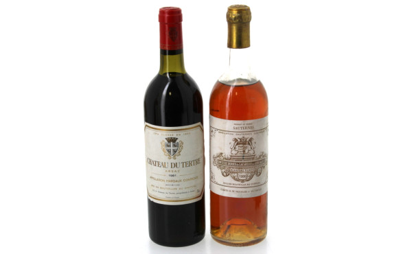 Lot de 2 bouteilles: 1 B Ch du Tertre 19