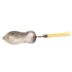 Pelle à tarte en argent poinçonnée Miner