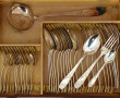 Ménagère en métal argenté décor Art Déco