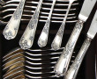 Ménagère en métal argenté de style Louis
