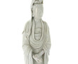 GUANYIN - Grand sujet en porcelaine blan