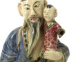 VIETNAM - Statuette en céramique émaillé