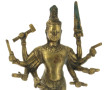 VISHNU - Statuette hindoue en laiton rep