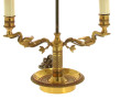 Lampe de bureau style bouillotte en bron