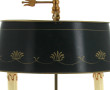 Lampe de bureau style bouillotte en bron