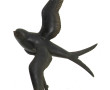 Pendule à l'hirondelle, vers 1950, métal