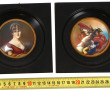 Thème Empire : Paire de miniatures ronde