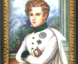 Lot de 2 miniatures encadrées : "Portrai