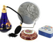 Lot comprenant un vaporisateur en verre 
