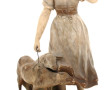 "Jeune gardienne de moutons", sujet en t