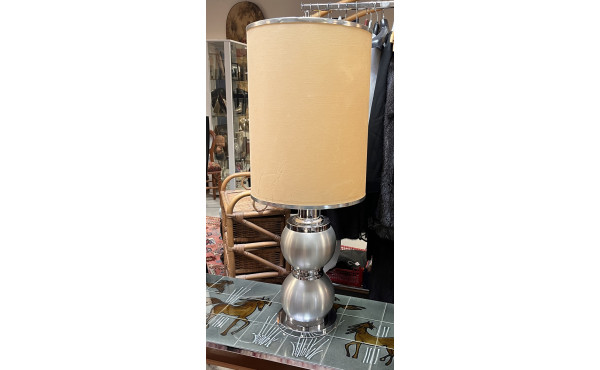 Lampe boules See Delmas en métal chromé,