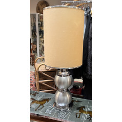 Lampe boules See Delmas en métal chromé,