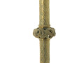 Pic-cierge ancien monté en lampe, H 61 c