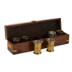 Thème Marine - 6 gobelets à liqueur en b