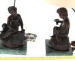 D'après MOREAU "Putti au nid" et "Putti 