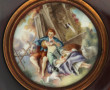 Miniature "Scène galante" à vue ronde, m