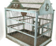 Cage à oiseaux ancienne en forme de mais