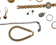 Petit lot de bijoux fantaisie dont bijou