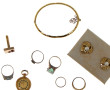 Petit lot de bijoux fantaisie dont bijou