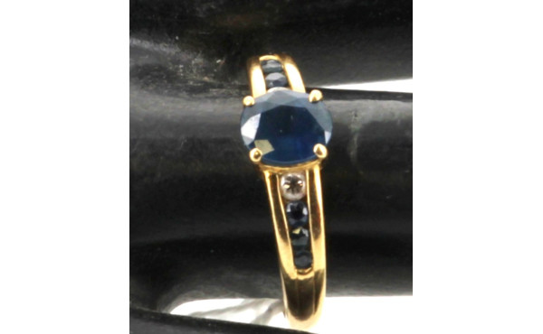 Bague jonc en or jaune 18 cts, poinçon t