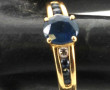 Bague jonc en or jaune 18 cts, poinçon t