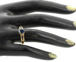 Bague jonc en or jaune 18 cts, poinçon t