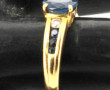 Bague jonc en or jaune 18 cts, poinçon t