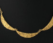 Collier en or jaune 18 cts, poinçon tête