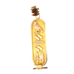 Pendentif en forme de cartouche égyptien